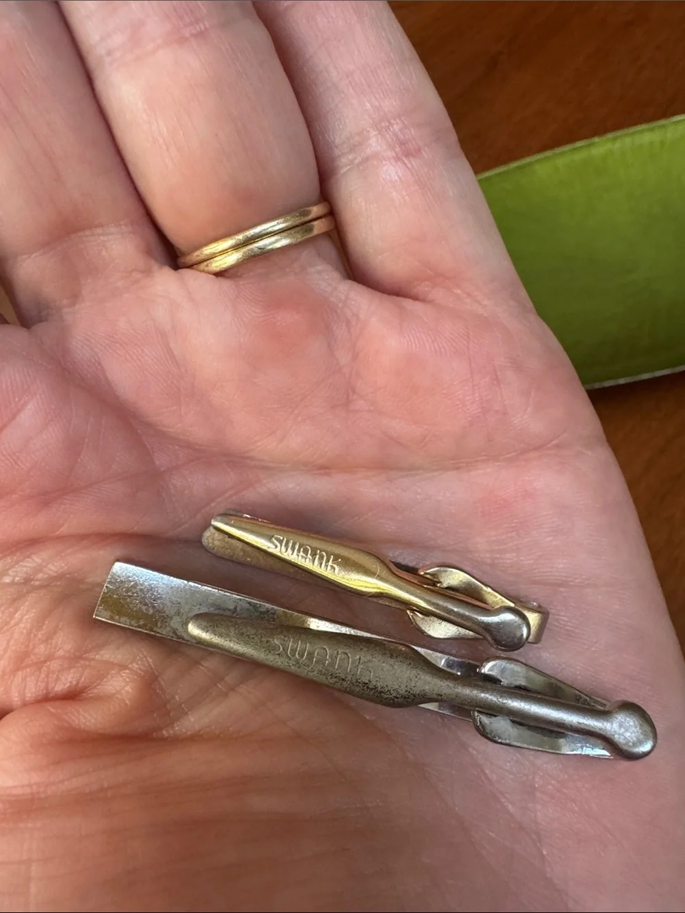 Vintage Swank & Anson Cufflinks Tie Bar Lot Mid Century Men’s Jewelry